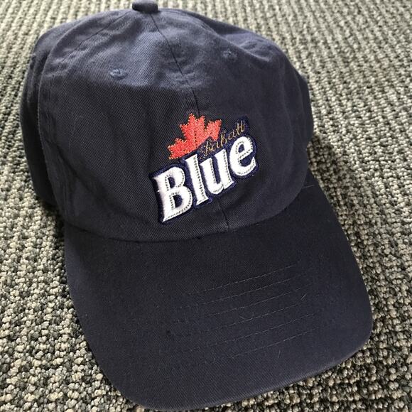 Unbranded Other - LaBatt Blue Stretch Fit Hockey Hat Navy Blue L/XL